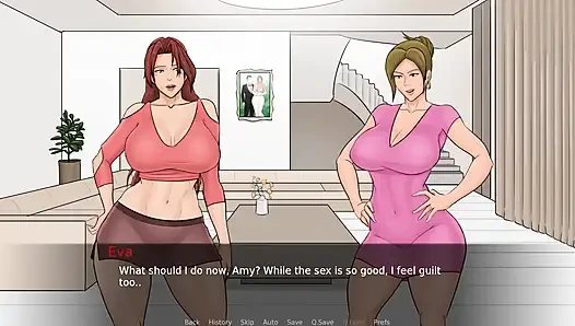 Eva'nın ecstasy #10 ateşli kızıl saçlı erkek arkadaşını üvey babasıyla aldatıyor