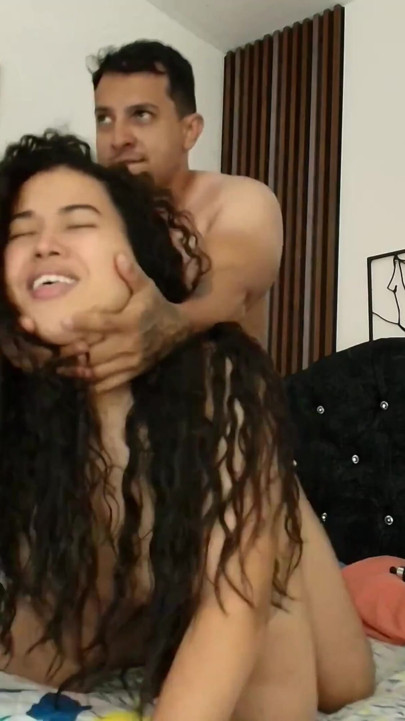 fucked on all fours as she likes after she is alone at home | Clip 1