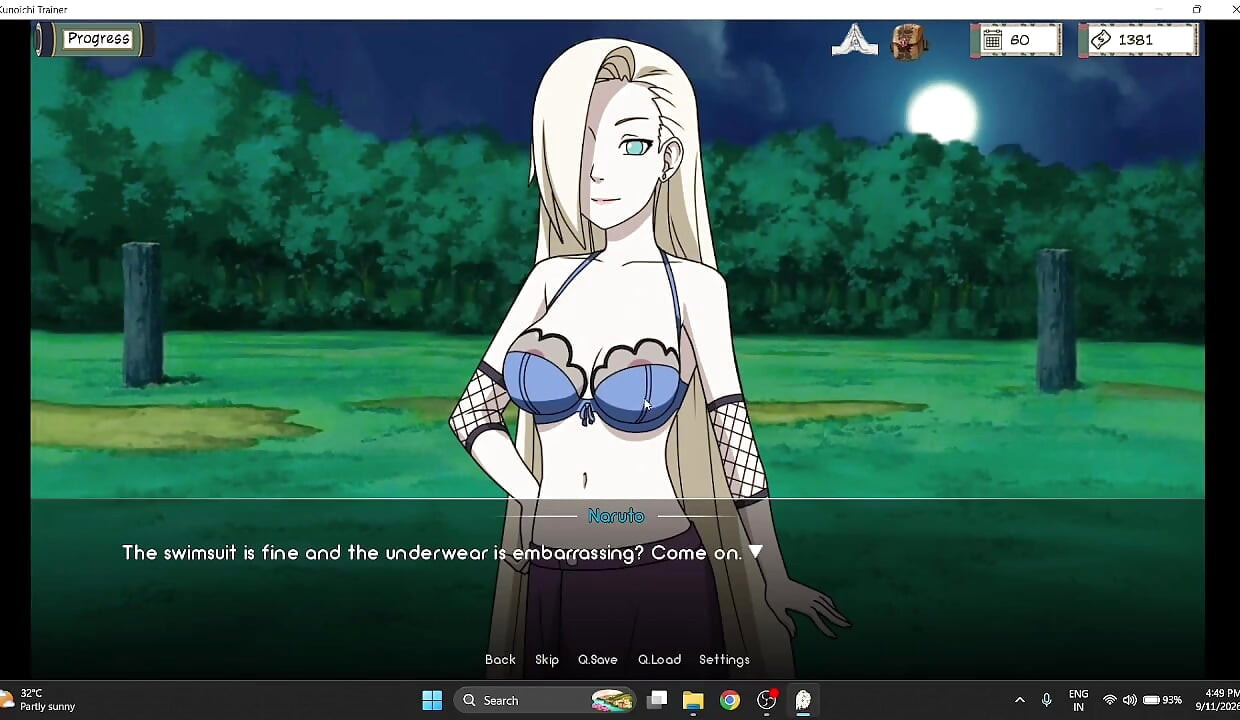 Naruto games Sexy Ino Gameplay showing her desires part 1