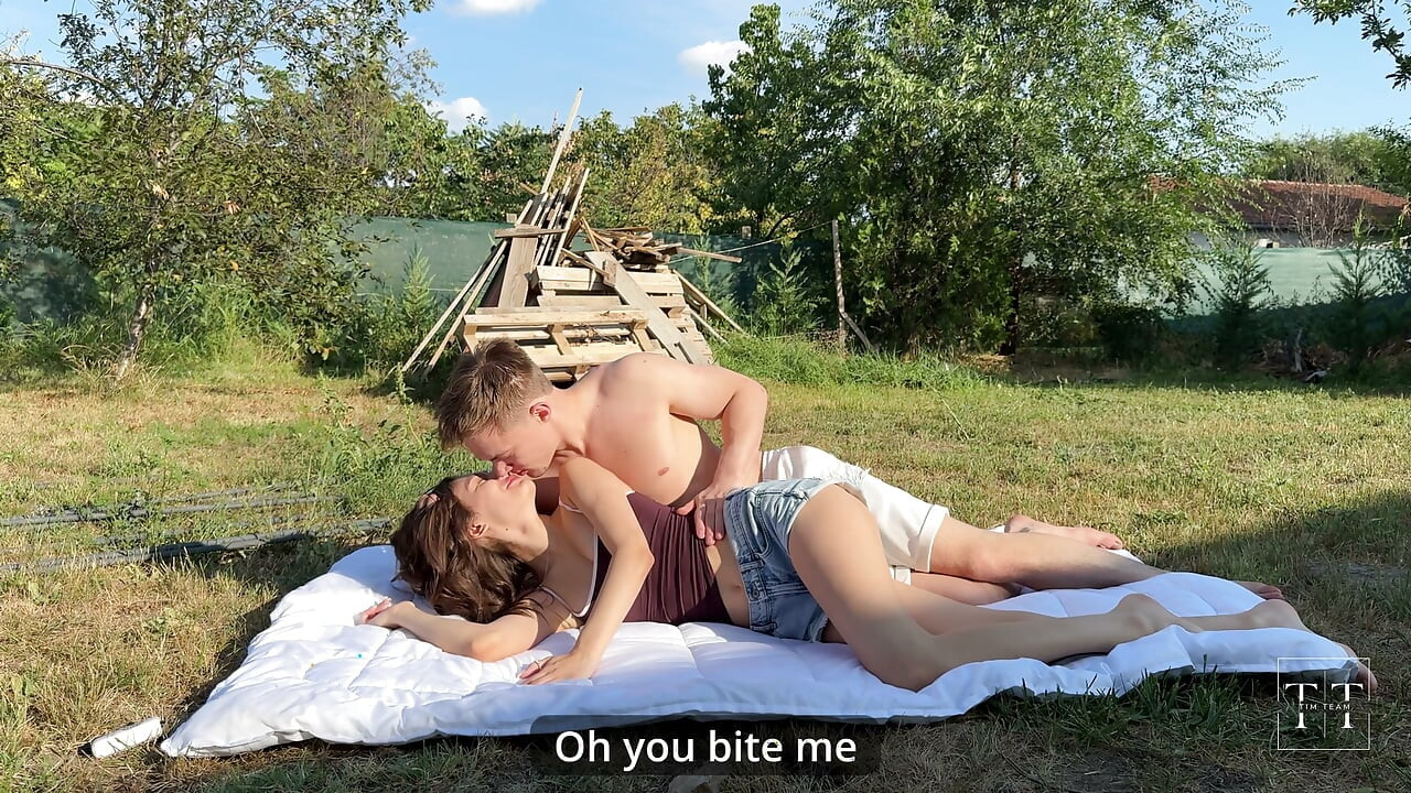 Outdoor Sex with Pretty Girl. 4K HD Tim Team