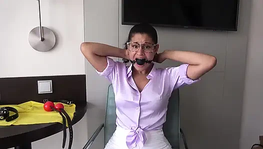 Calisa's Gag Training Ordeal: From Ballgags to Humiliating Hook Gags! (fullhd)