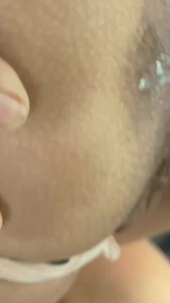 Emotional moment from "Licking My Butthole and a Footjob in a Parking Lot"