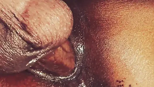 Aman put a cock in Tejaswini's mouth and she sucked it