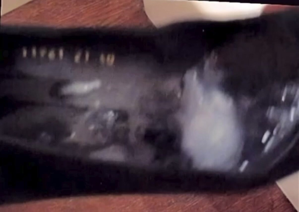 Cumshot into daily worn heels