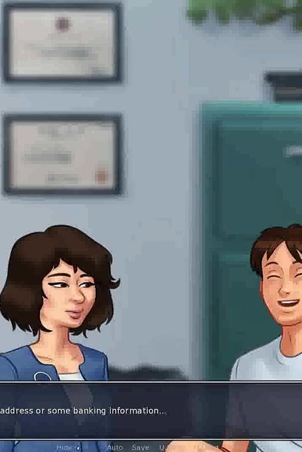 Summertime saga: they got caught fucking in the office ep 198