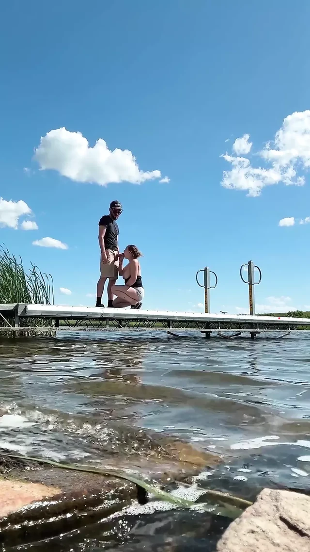 Road Head, Risky Lake Sex and Lots of Cum