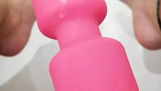 Mature MILF Kitty Queen in the bath with her vibrator - Homemade real BBW PAWG masturbation to real orgasm
