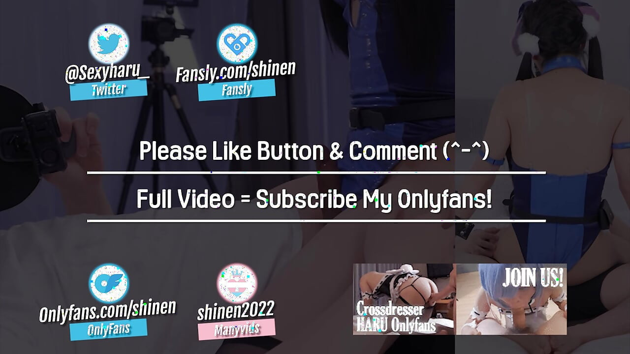 Bunny Officer Cosplay Fuck, Blowjob, Cowgirl Asian trans cosplayer 5