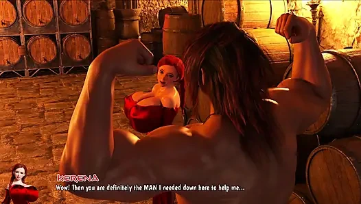 Conan uzun boylu Kerena'yı sert sikiyor - amına her damlasını boşaltırken büyük göğüslerini sıkıyor