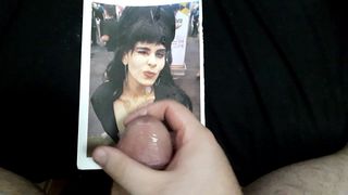 Cum tribute #3 to Elvira cosplayer