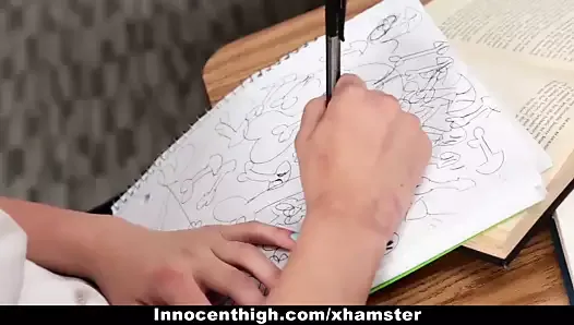 InnocentHigh - Petite Schoolgirl Loves Her Teacher's Dick