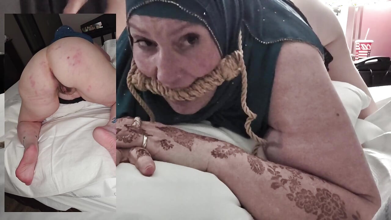 Hijabi Cripple Bum BDSM From Both Angles