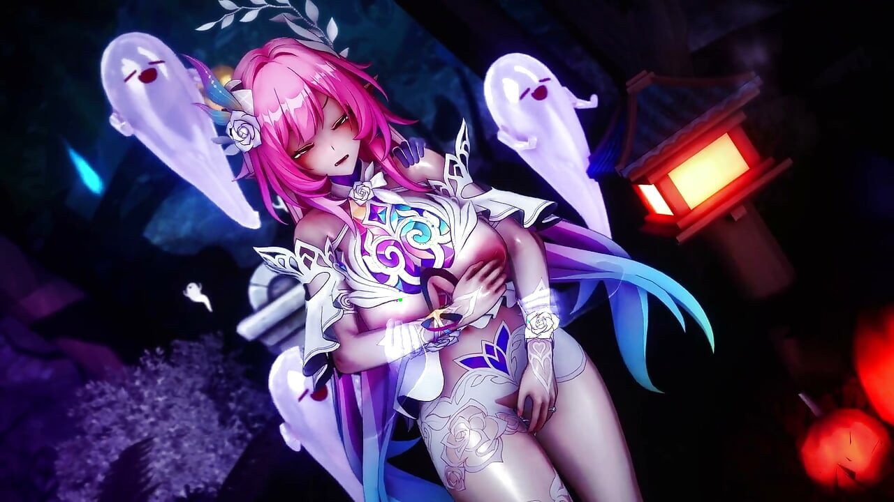 Honkai Star Rail - Cyrene被万圣节鬼魂干并被内射 - 3D 成人动漫