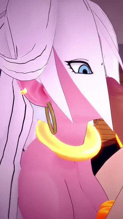 android 21 maszturbál a könyvtárban, ezért segítek neki - Dragon Ball Zex Series | 3. klip