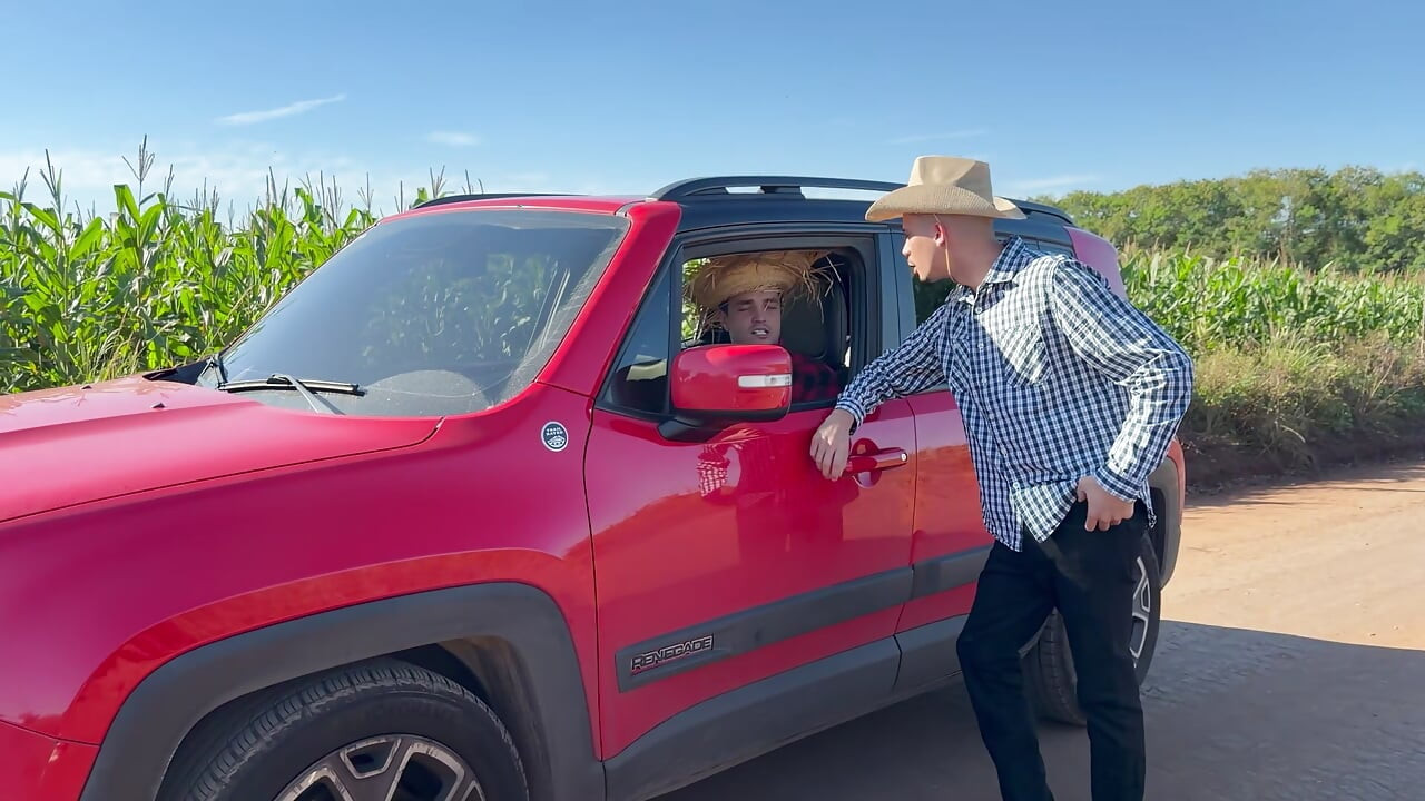 I got lost in the cornfield and needed help from the hot young farmer.
