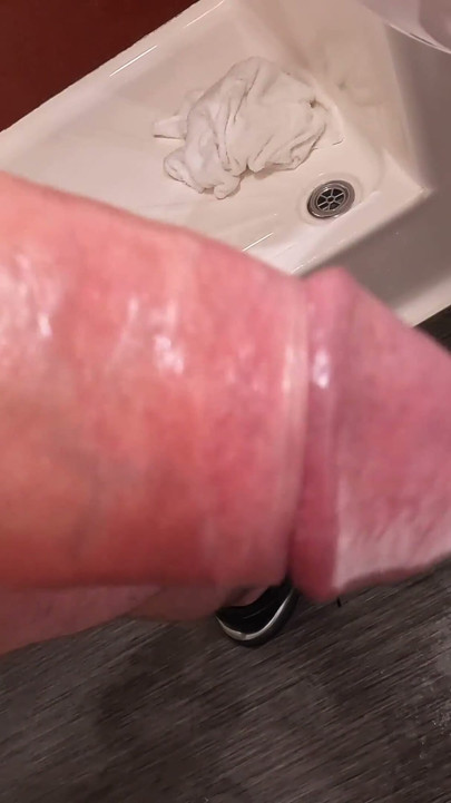After the Wank, a Bear's Limp, Thick and Uncut Cock