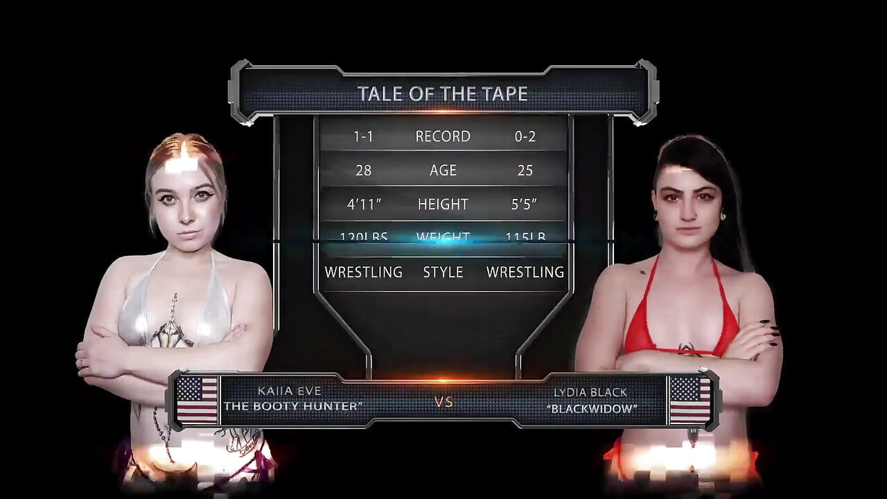 Kaiia Eve Vs Lydia Black Female Wrestling