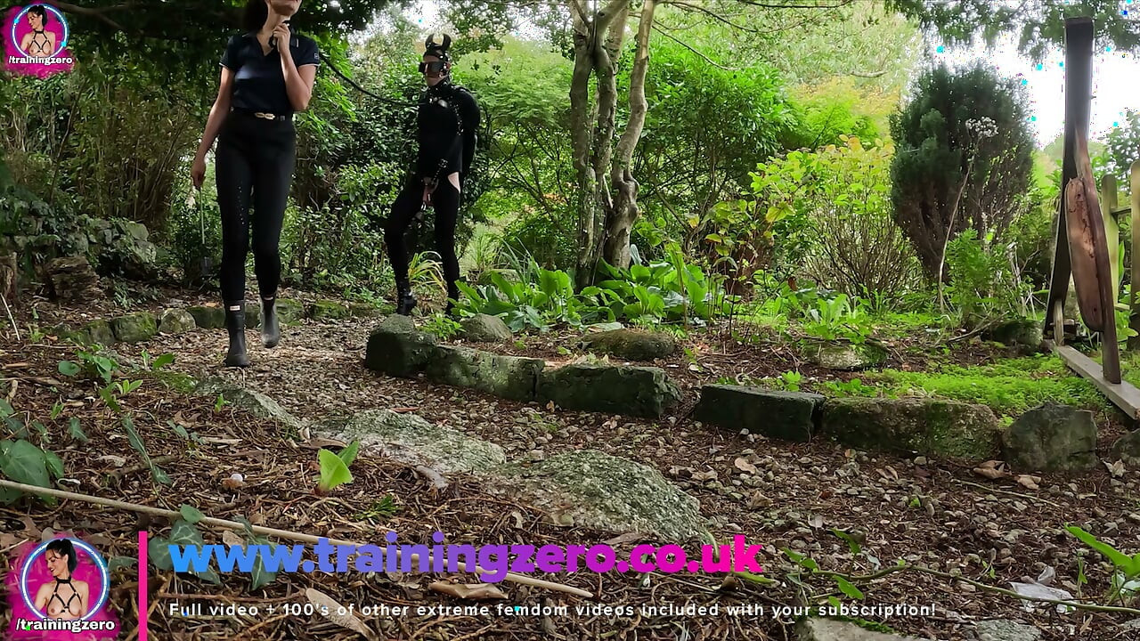 Femdom Pony Slut Bondage Slave Outdoor Walk