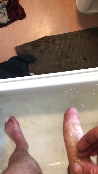 Big Cock Pissing and Fucking a Fleshlight