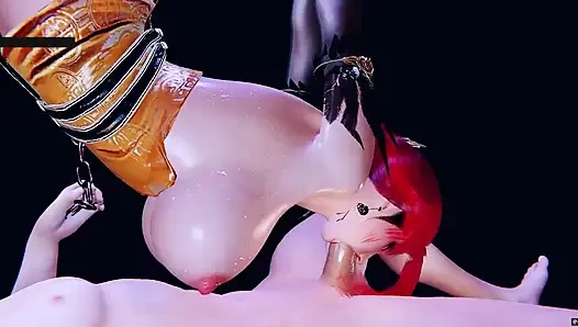 Ratu dewi penuh gairah dalam hentai animasi 3d - 3d