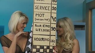 Gruppensex mit Paige Fox und einer MILF wird in die muschi gefickt