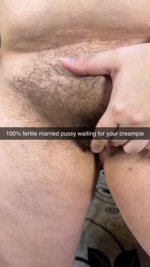 Would you cum inside my married very hairy pussy? - Milky Mari