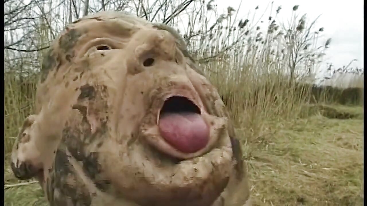 Mature Brunette MILF Gets Fucked Hard in Mud