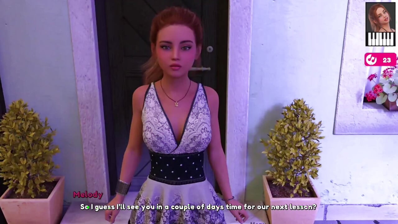 Melodia część 7: zaczęliśmy od naszych lekcji, uwielbia się masturbować
