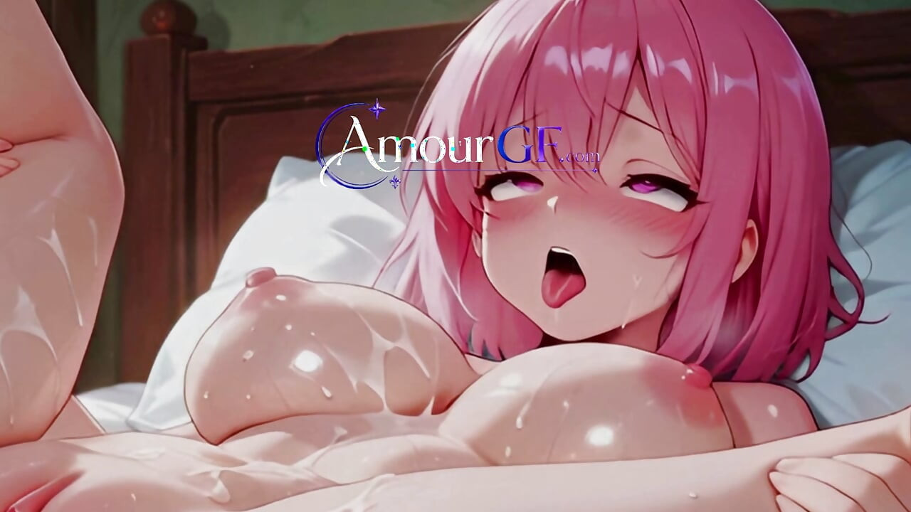 Intense 3D Hentai Ahegao Pink-Haired Slut Gets Massive Cock And Cum Flood Creampie Ai Generated