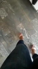 Mature feet in heels