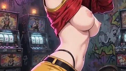 Киска Faye Valentine с тугой лысой задницей заставляет тебя хотеть жестко кончить