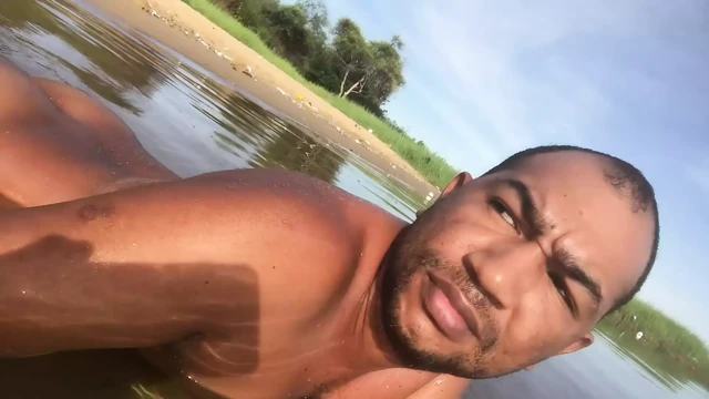 0354 The big guy shows himself to you while visiting the river (Full Version from OnlyFans)