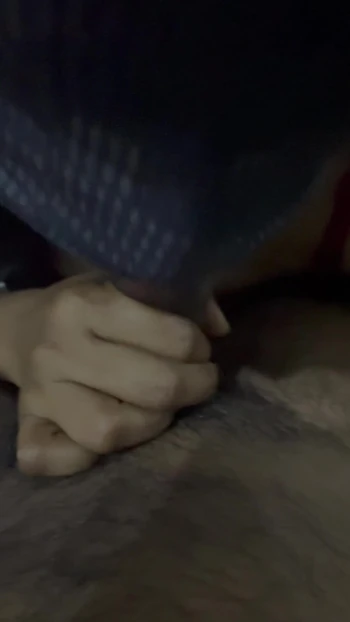 Iconic moment from "Indian Girl Closeup Blowjob"