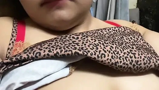 My Filipina stepsister took off her hijab and made this video for me on her phone.