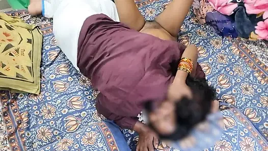 Indian Wife’s Secret Fantasy - Husband & His Stepbrother Together Inside He