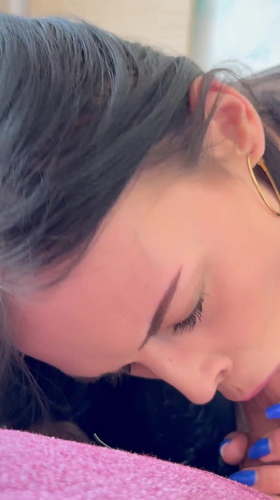 Tattooed Babe Teases While Masturbating - Then Gets Her Tight Ass Fucked Hard