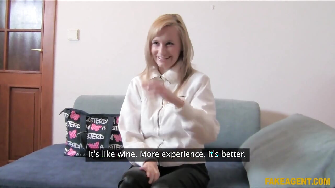 Fake Agent - Blonde MILF Begs for Anal Creampie