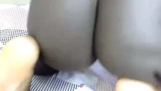 Lina, Sexy Slim Ebony, Pussy Wetting & Fingering