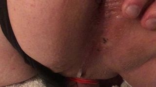 Post-Fuck Boipussy Cum Squirt and Sissy Ass Bouncing