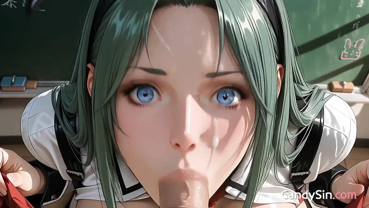 Mika的轻柔呻吟，因为课堂欲望接管了制服AI的生成