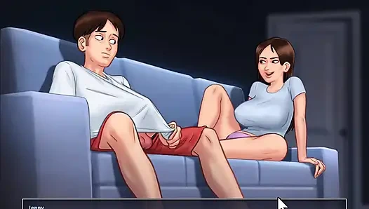 Летняя сага: Я трахнул старую Roz