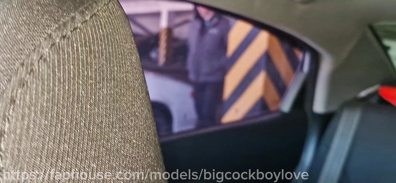 Sucking off a Stepbrother in the Parking Lot