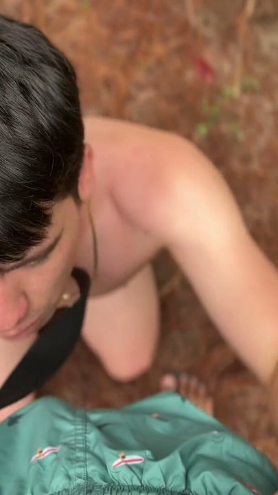 I sit up with my friend in a forest | Clip 1