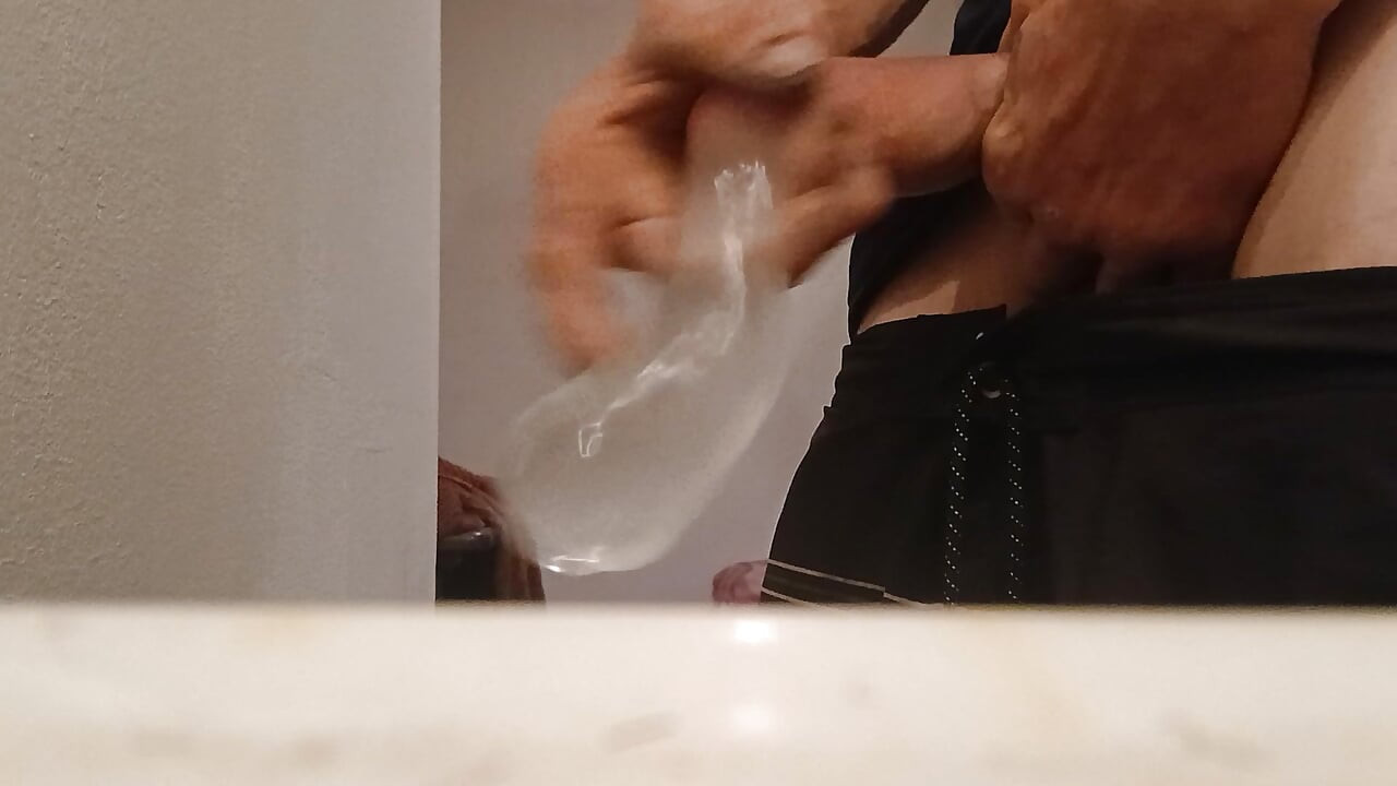 Water filled condom