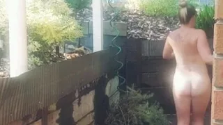 Sprinkler in the garden