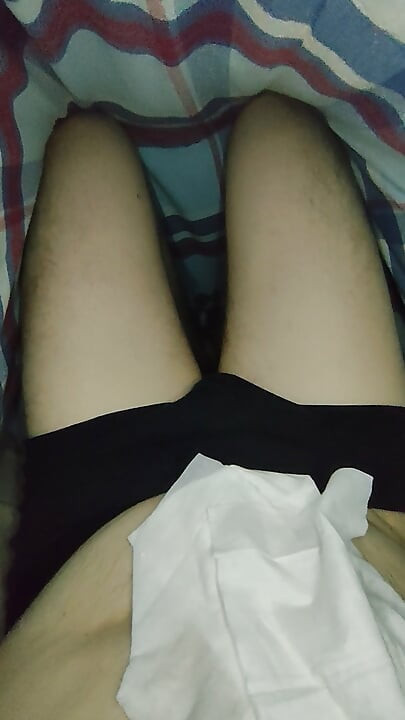 Dirty cock cleaned up and quickly jerked off and came neatly.
