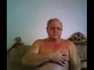 El abuelo sroke en webcam