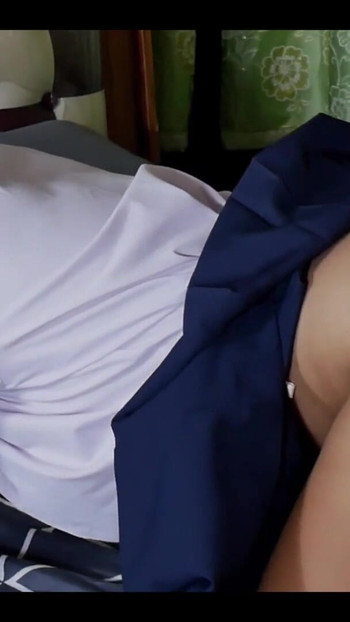 Jaw-dropping moment from "Thai Student uniform 18+ sexy adorale white socks fuck with her teacher"