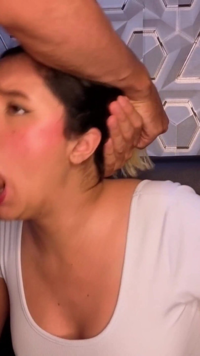 BIG COCK CUMS FOR THE SECOND TIME IN HER PREGNANT STEPSISTER'S MOUTH | Clip 1
