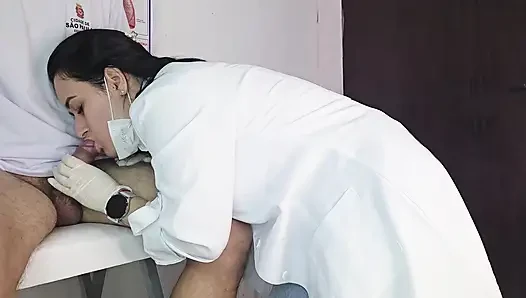 University Emergency: Nurse Examines Student with Persistent Erection